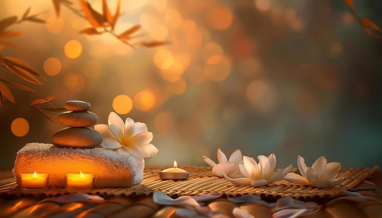 Spa Villaluxury spa environment with calming decor and serene lighting.